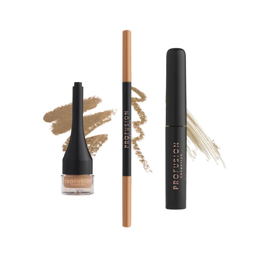 Profusion set na úpravu obočí Ultimate Brow Sculpt, Blonde, 0,07g + 1,8g + 4ml