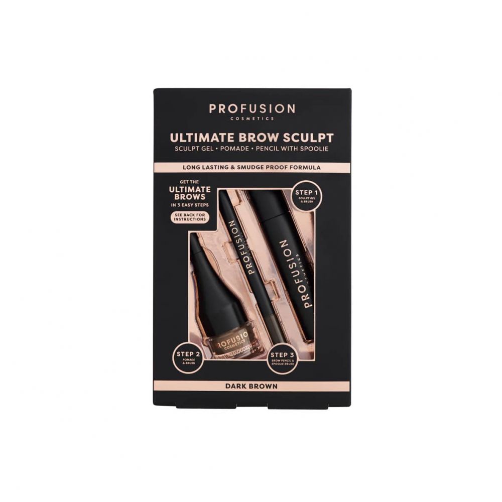 Profusion set na úpravu obočí Ultimate Brow Sculpt, 0,07g + 1,8g + 4ml 